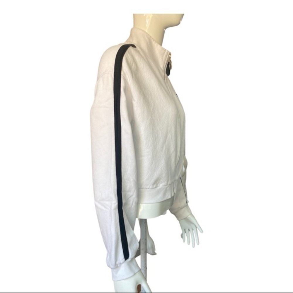 H&M DIVIDED KODAK White Zip Up Cropped Sweater - Picture 3 of 6